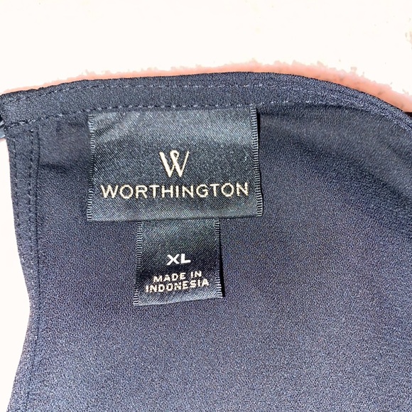 WORTHINGTON Black t-shirt NEW! - Picture 2 of 8